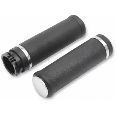 Rubber Grips with Accent Rings and End Caps