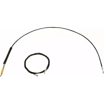 Standard Black Vinyl Braided Handlebar Cable/Brake Line Kit