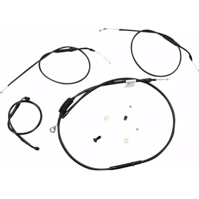 Extended Handlebar Cable and Brake Line Kit for Sportsters with ABS