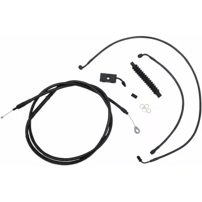 Standard Midnight Braided Handlebar Cable/Brake Line Kit