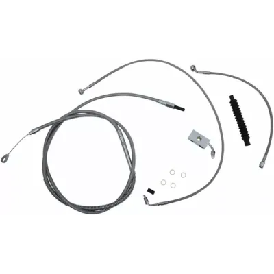 Kit standard de cabluri și linii de frână cu mânere împletite din oțel inoxidabil