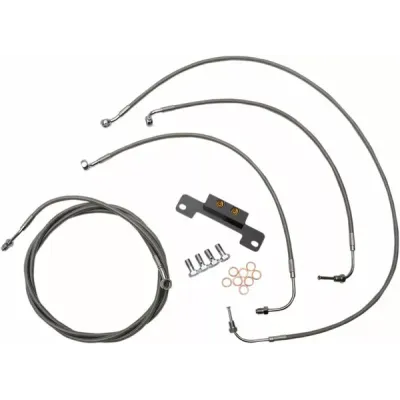 Kit standard de cabluri de frână cu mânere împletite din oțel inoxidabil