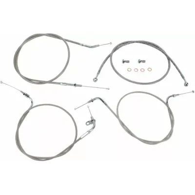 Set de Cabluri/Conducte pentru Ghidon din Oțel Inoxidabil