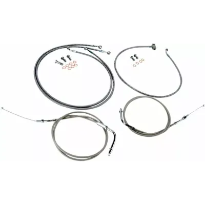 Stainless Handlebar Cable/Line Kit