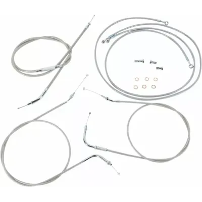 Stainless Handlebar Cable/Line Kit