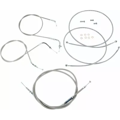 Stainless Handlebar Cable/Line Kit