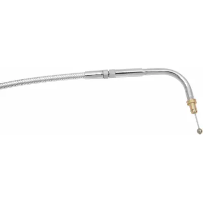 Polished Stainless Steel Braided Throttle/Idle Cable