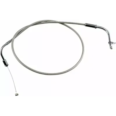 Armor Coat Stainless Steel Throttle/Idle Cable for Cruisers