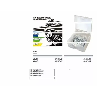 Track Racing Pack Hardware Sets - Kawasaki/ Suzuki/ Yamaha