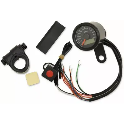 1-7/8 Programmable Imperial Speedometer with Indicator Lights