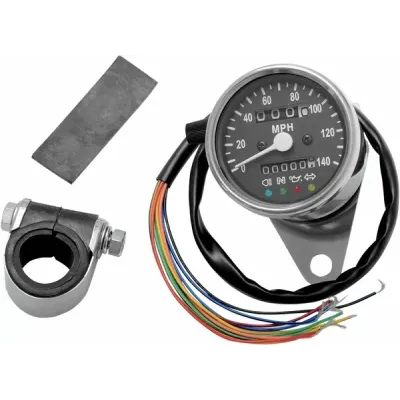 2.4 Mini Mechanical Speedometer with LED Indicators