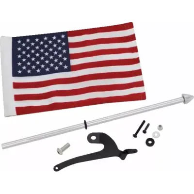 Flag Pole For Can-Am RT with US Flag