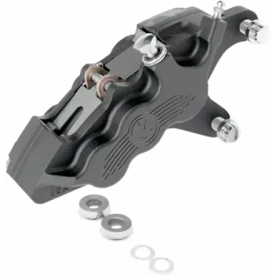 Six-Piston Differential-Bore Front Caliper