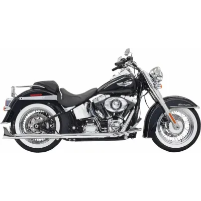 True Duals Exhaust System with Fishtail Mufflers