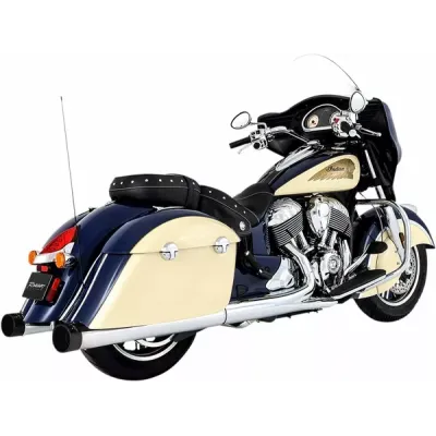 4 Silențioase Slip-On Duals pentru Indian Chief Vintage, Dark Horse