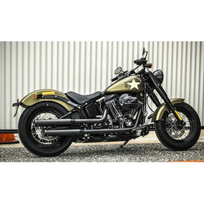3 Muffler Slip-On Duals for Softails