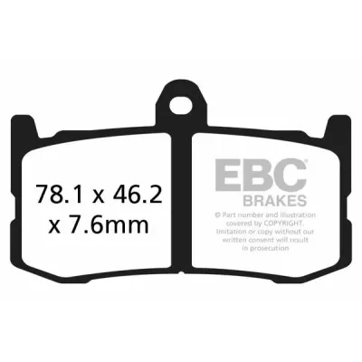 GPFAX Series Race Sindered Brake Pads