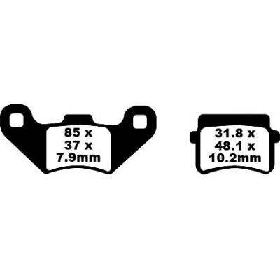 R Series Heavy Duty Sindered Brake Pads