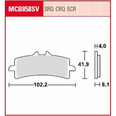 CRQ Series Carbon Race Brake Pads