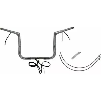 EZ Install Wired 1-1/4 Flat Top Handlebar Kit