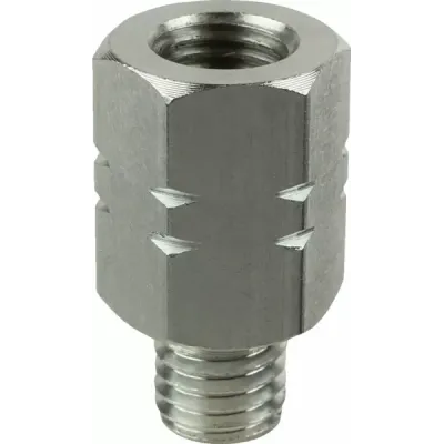 Female M10-1.25 to Male M10-1.5 Thread Adapter 20 mm Long