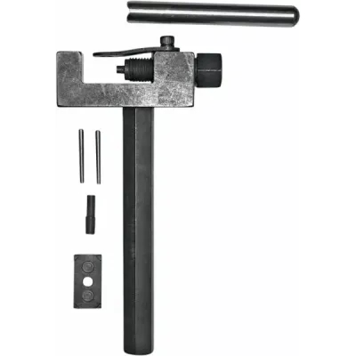 Compact Chain Assembly and Rivet Tool