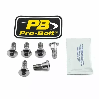 Titanium Brake Rotor Mounting Bolt Kit