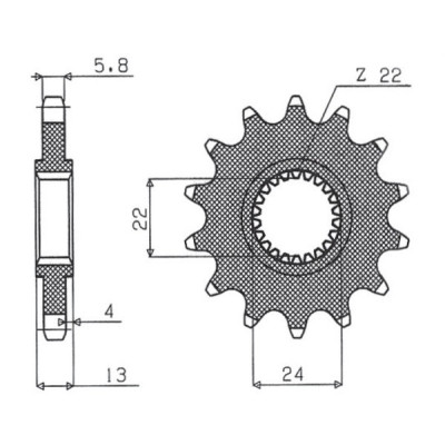 Powerdrive Countershaft Sprocket