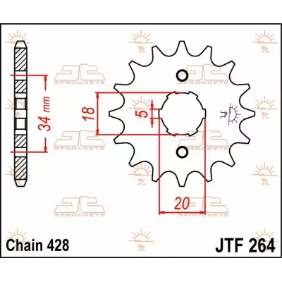 Pinion frontal
