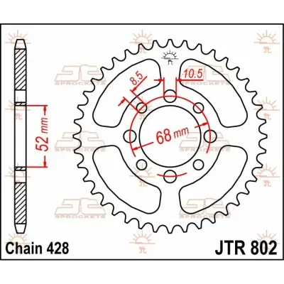 Rear Sprocket Steel
