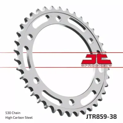 Rear Sprocket Induction Hardened Black Zinc Finish