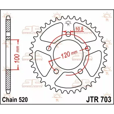 Rear Sprocket Steel