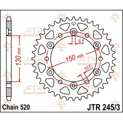 Rear Sprocket Steel
