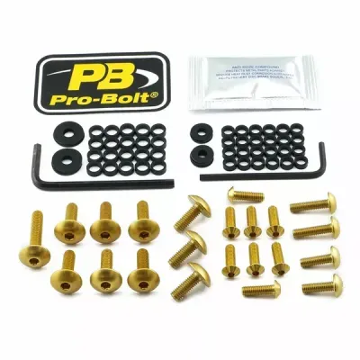 Kit de șuruburi de carenaj din aluminiu pentru Honda