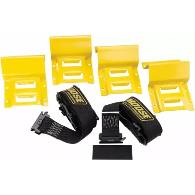 Wheel Chock and Tie-Down Strap Kit