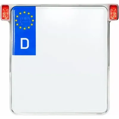 All-in-One 2.0 License Plate Holder w/ LED Plate Lights, Brake and Rear Lights