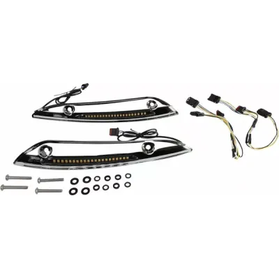 Genesis® 4 Trim parbriz dinamic cu LED-uri pentru Road Glide®